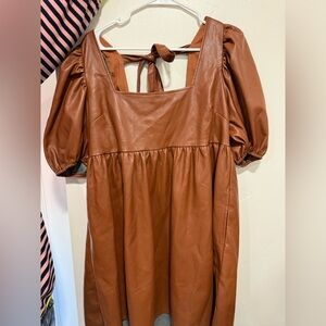Bohme Brown Mini Dress